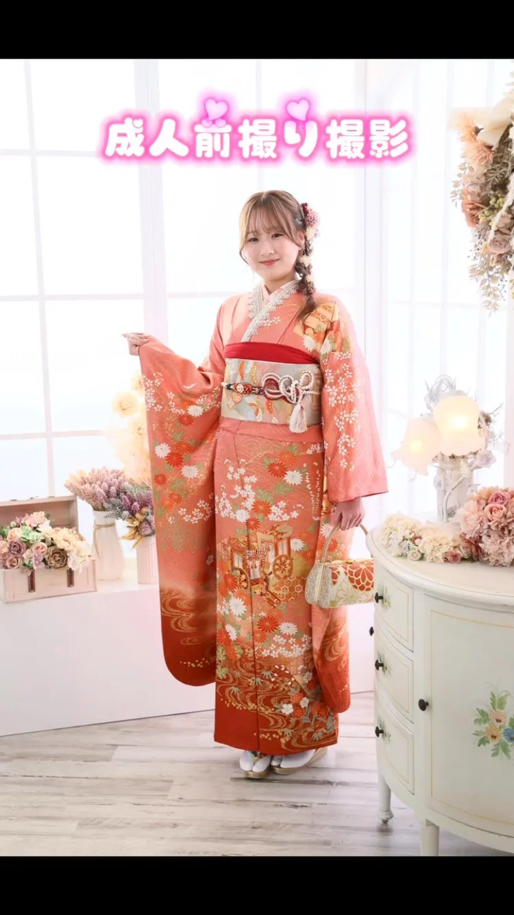 フォトスタジオエンジェルの成人振袖撮影✨